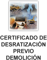 Certificado de Desratizaci�n Previo Demolici�n - CLIC AQUI